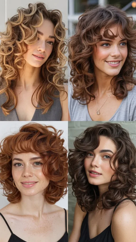 Tousled Curly Layers