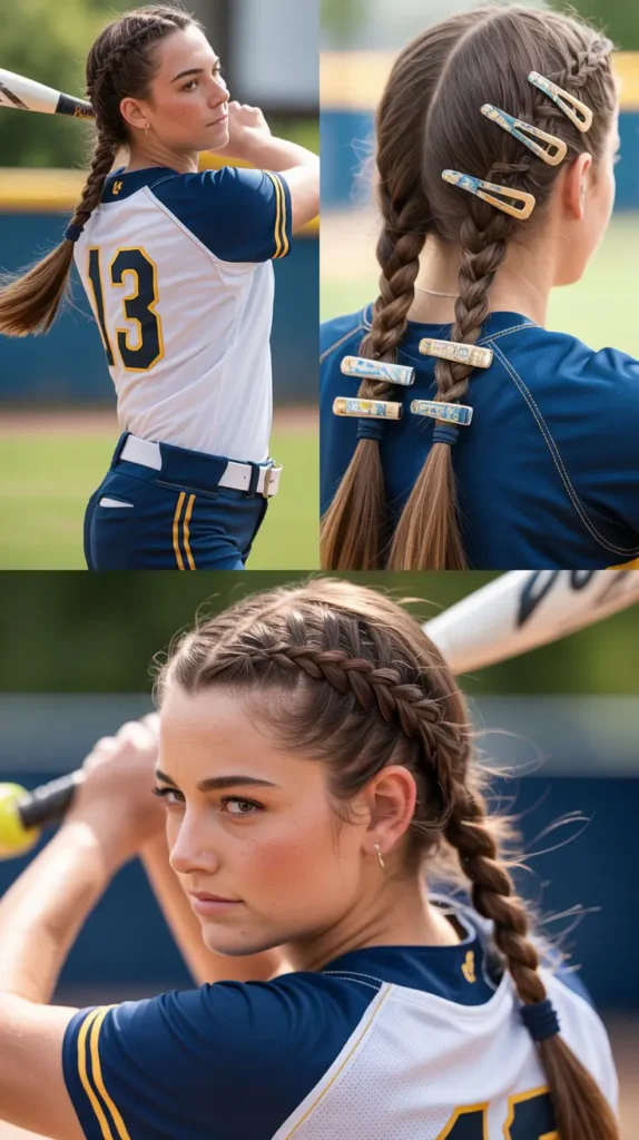 Side Braid With a Clip