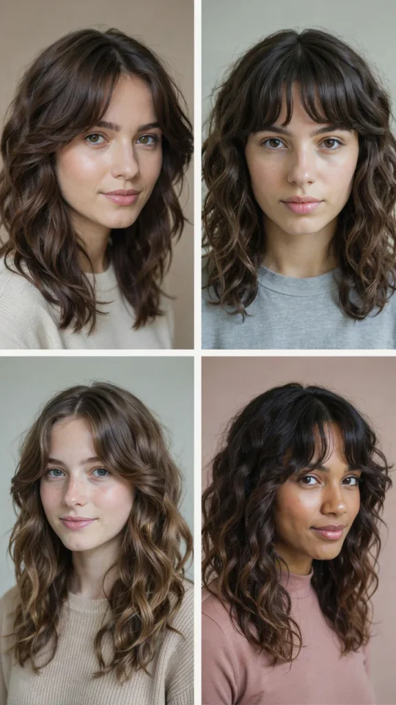 Long Curly Shag Haircut