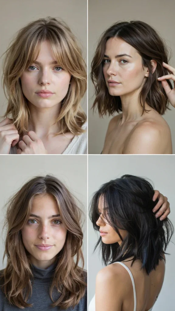 Feathered Shag for Soft Slimming
