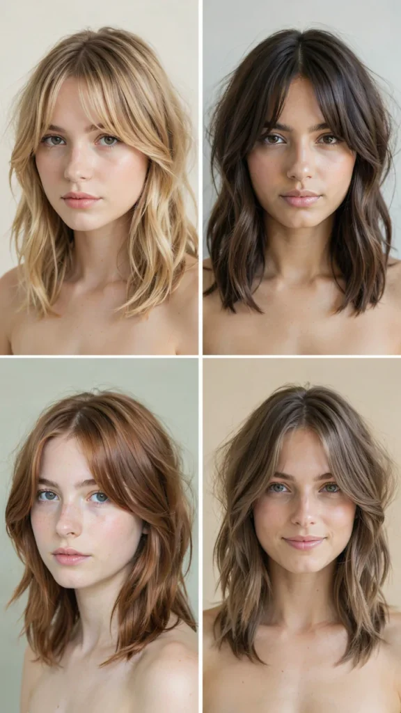 Shag With Bottleneck Bangs