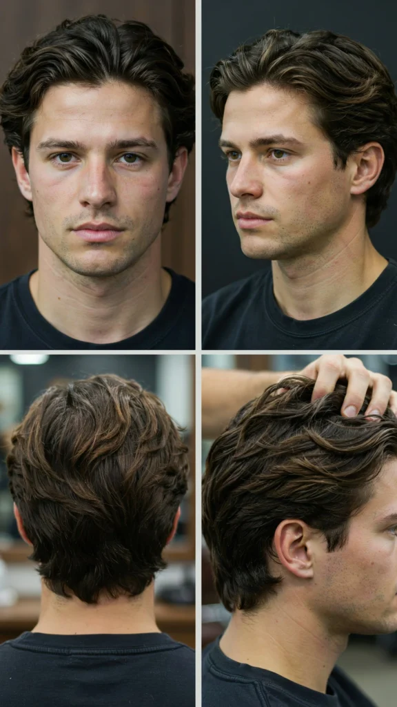 Medium Wavy Layers With Tapered Sides