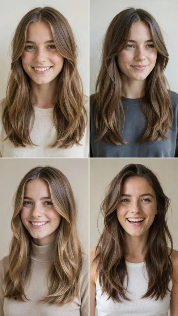 Layered V-Cut for Long Hair