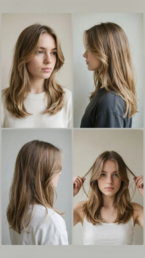 Choppy Long Layers With Blended Front Layers