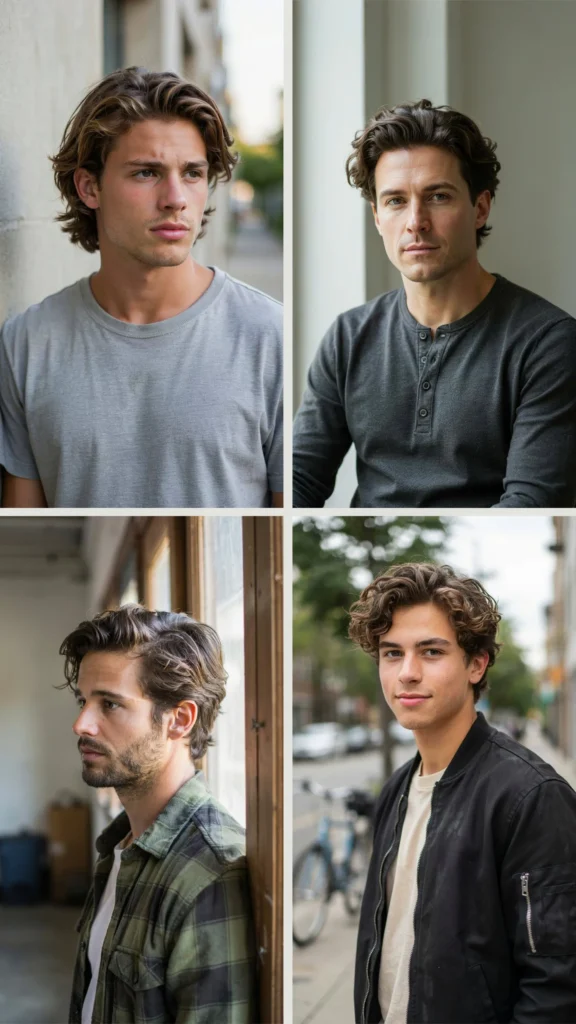 Wavy Layered Hair With Natural Texture