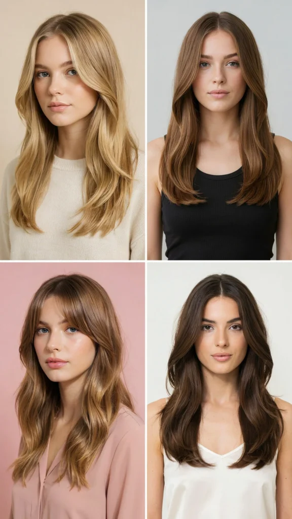  Long Hair With Soft Swoopy Layers