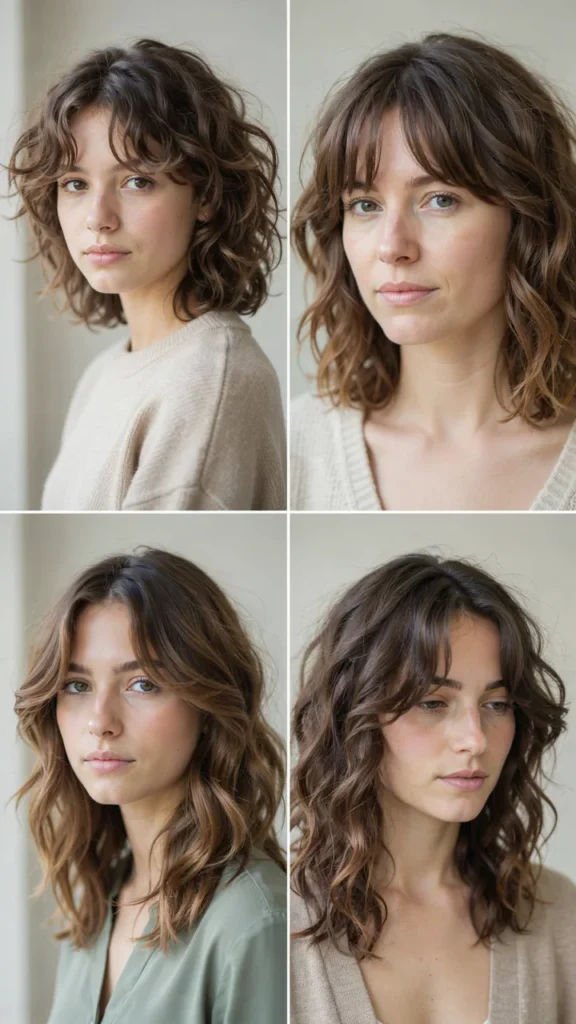  Curly Shag For Fine Hair