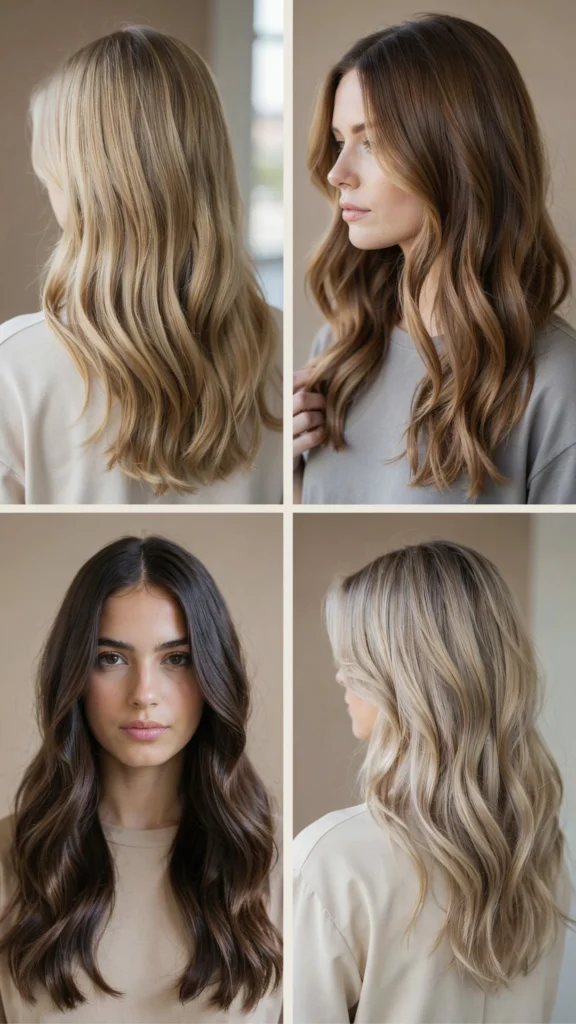  Long Wavy Layers With Glossy Finish