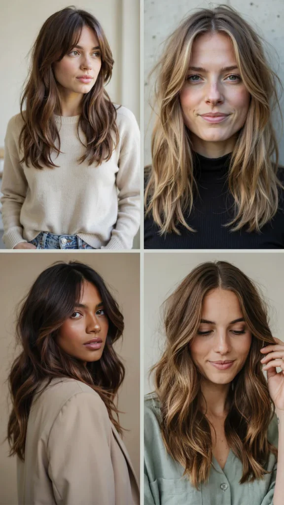 Long Shag for Round Faces