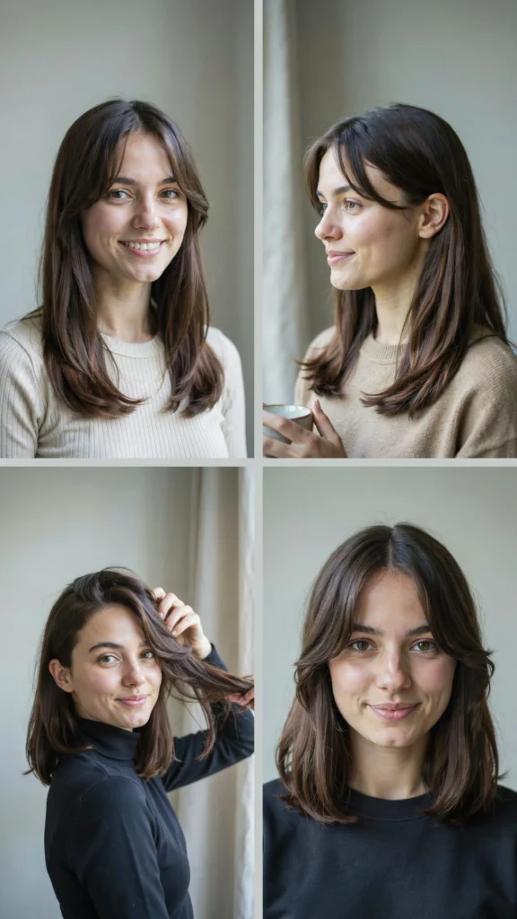 Straight Wolf Cut with Soft Layers