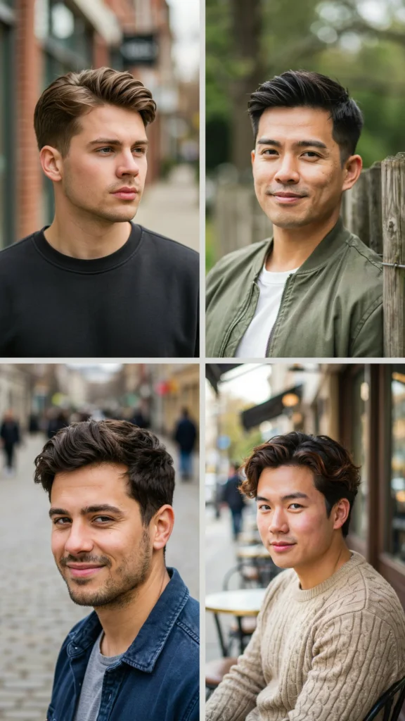 Mid Fade With Wavy Top