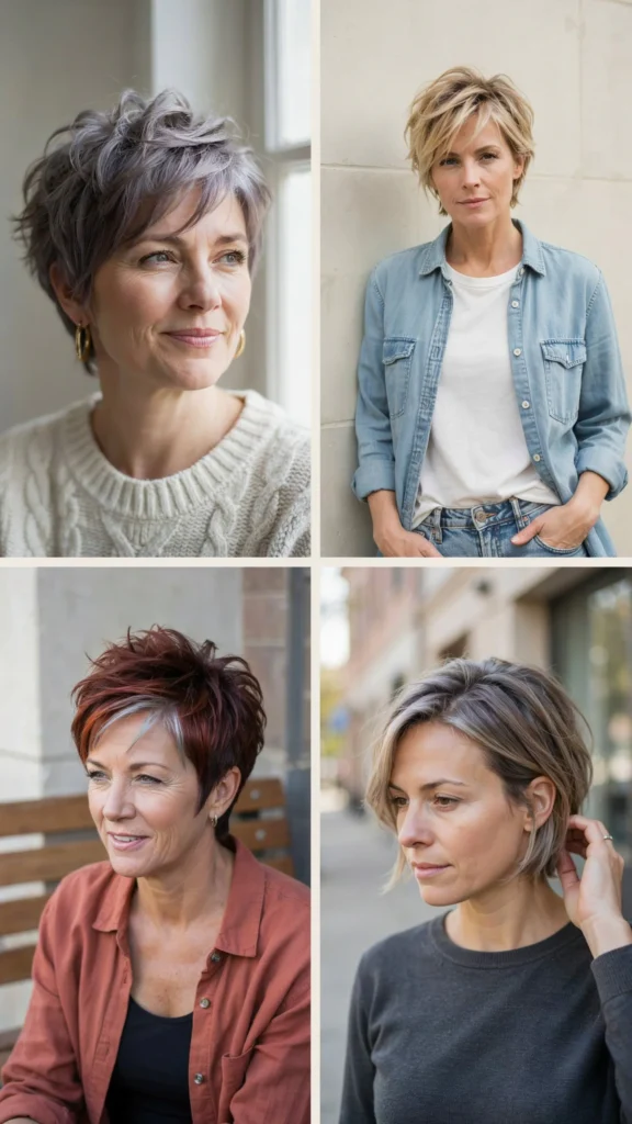 15. Messy Pixie with Modern Texture