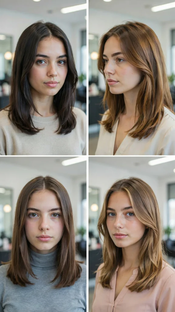 Medium Straight Cut With Light Layers