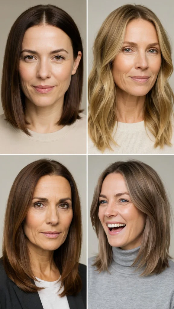 Long Bob With Angled Front