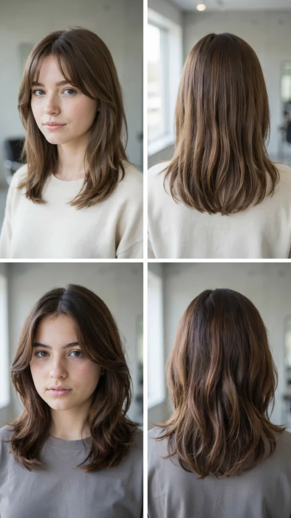  Medium-Length U-Cut Hair