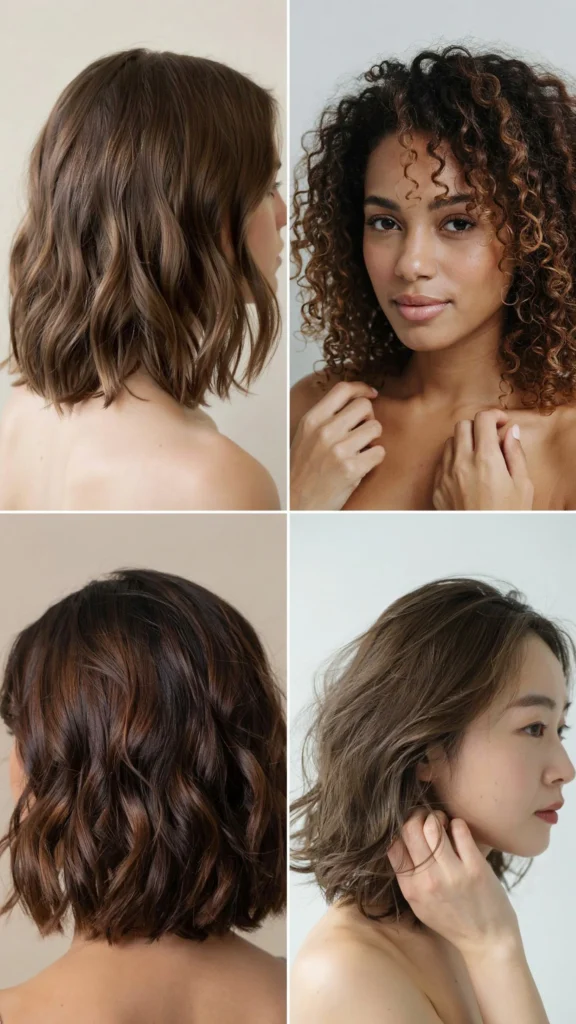 26. Fresh Curly Medium Layers With Bounce