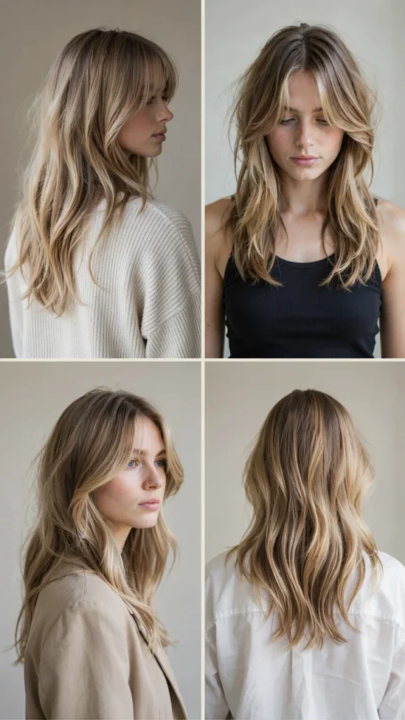 Long Shag With Balayage