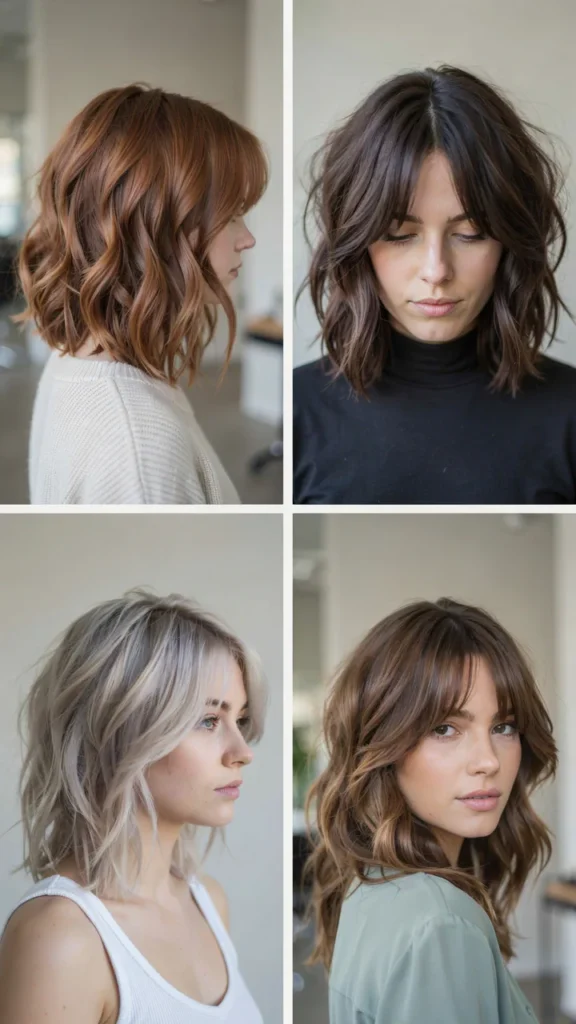 Curly Wolf Shag Haircut