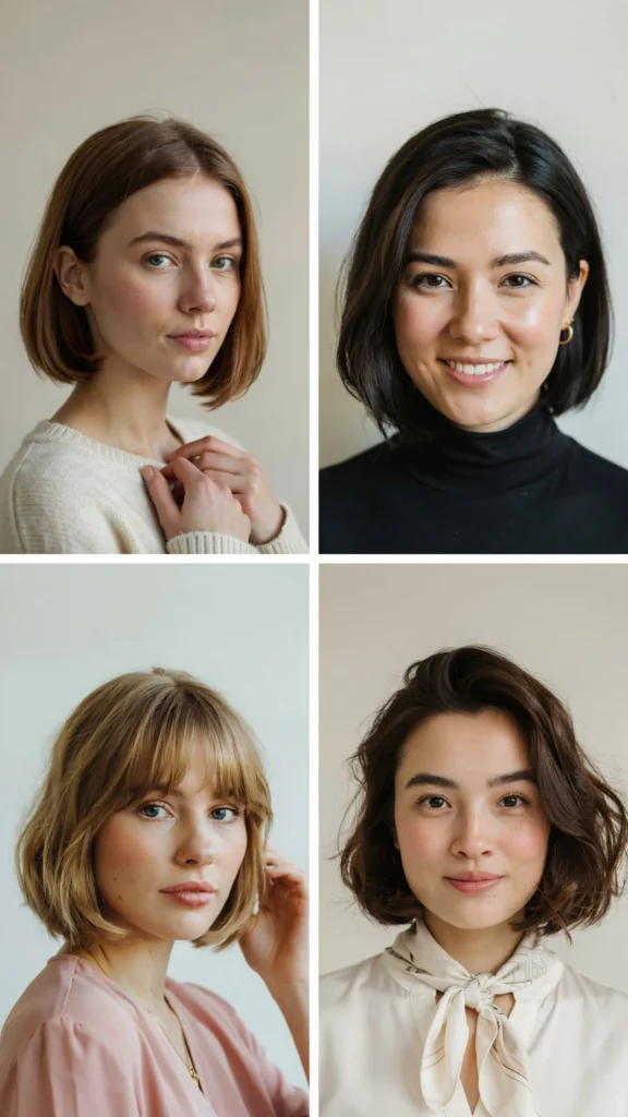 Short Bob With Root Volume