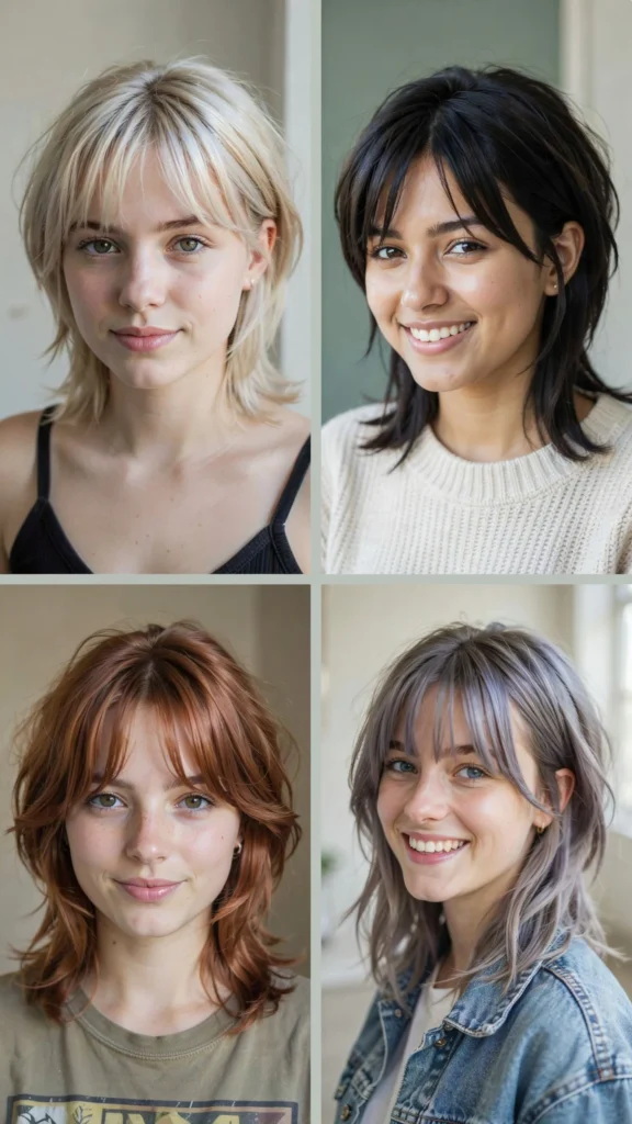 Alt Pixie Mullet with Choppy Bangs