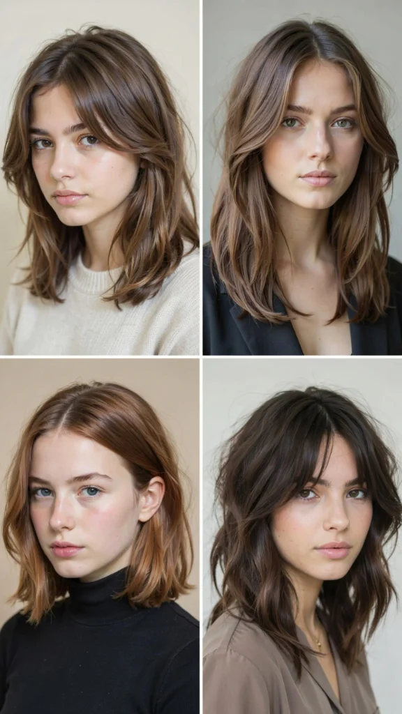 Layered Cut With Crown Volume