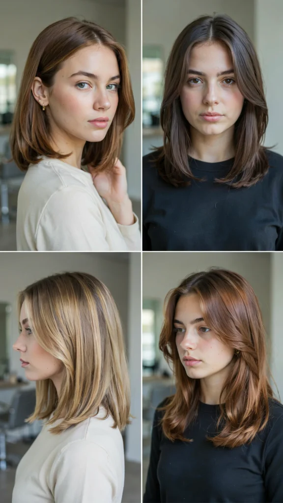 Angled Lob for a Slim Look
