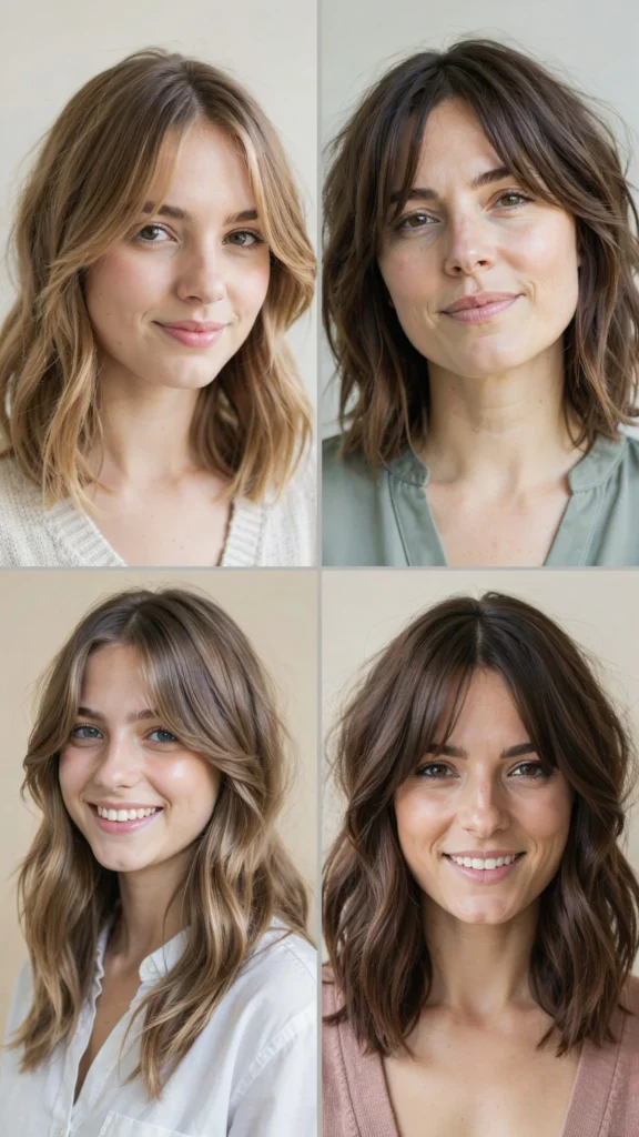 29. Layered Cut With Wispy Bangs