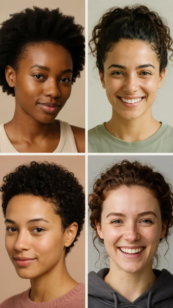 Curly Faux Hawk