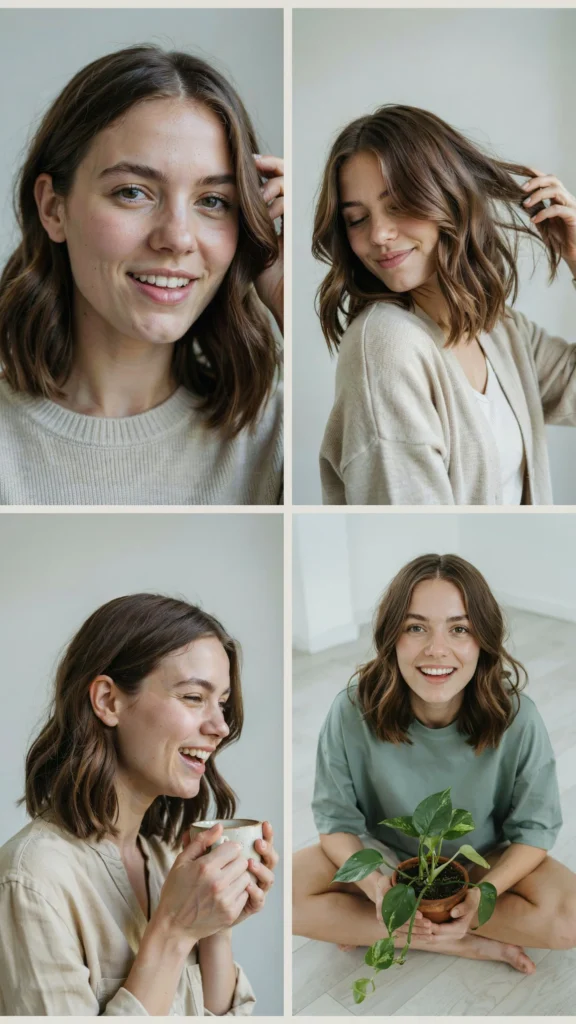 Everyday Natural Side Part Layered Haircut Care