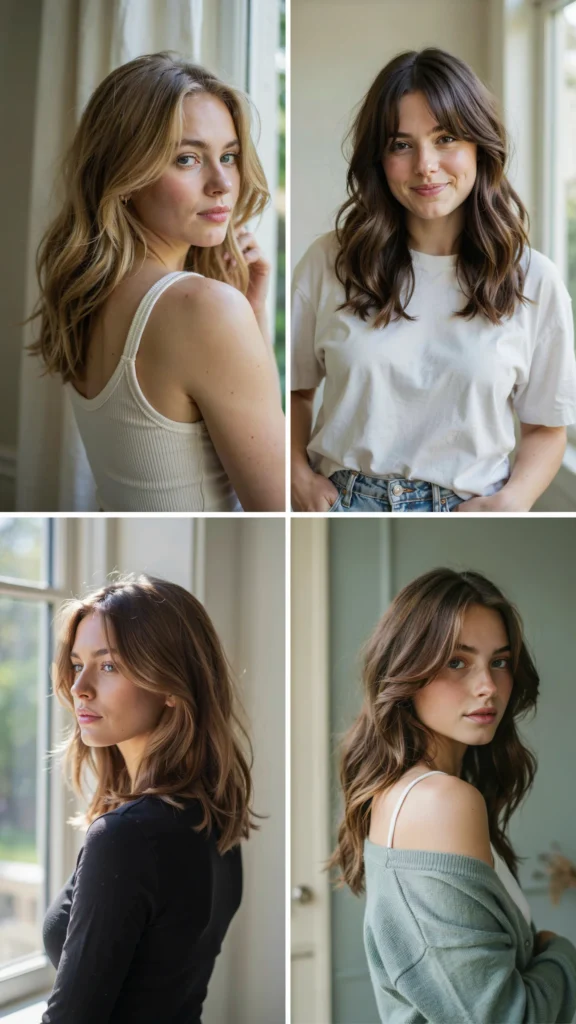 Tousled Collarbone Lob
