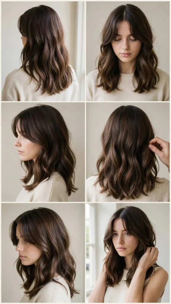 15. Dark Brown Layers With Soft Waves