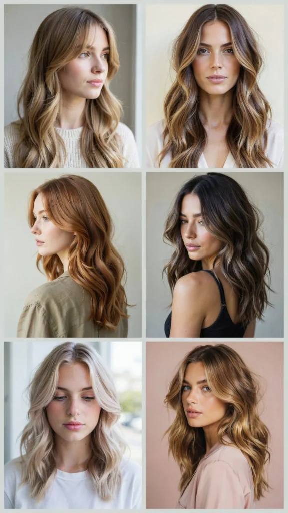 Long Wavy Layers With V-Cut Shape