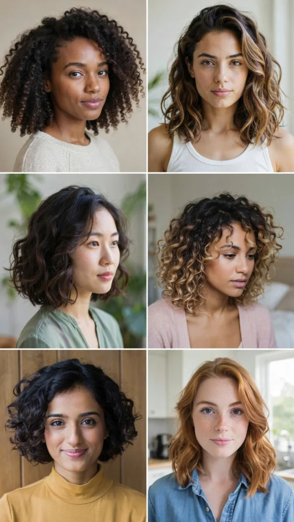 Natural Curly Cut With Soft Round Layers
