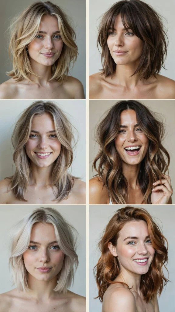 23. Choppy Long Layers With Glam Blowout