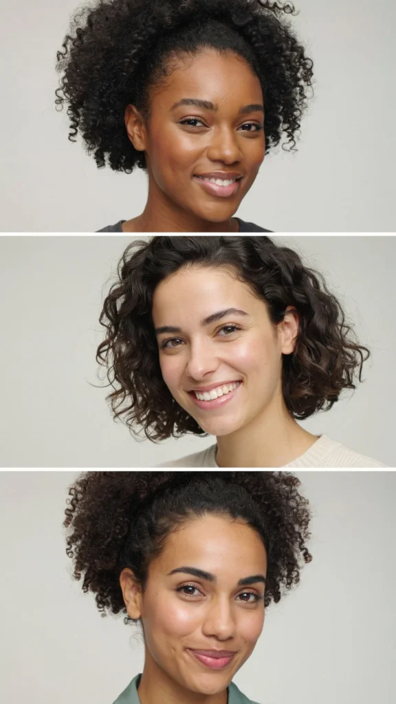 Curly Tapered Cut