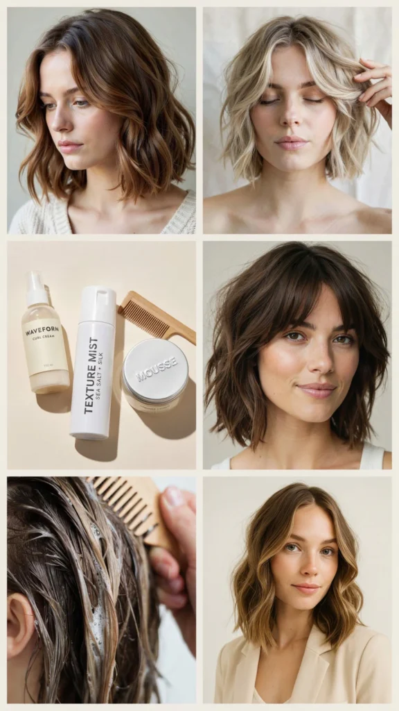 Best Products For Short Wavy Layered Hair