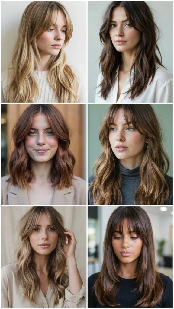  Long Curtain Bangs With Layers