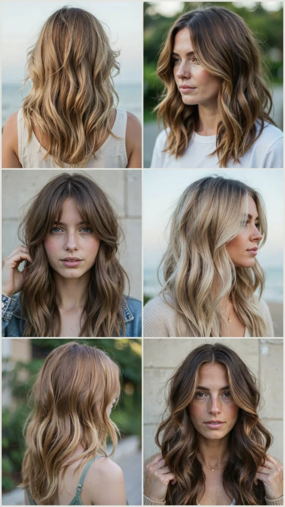  Long Beachy Wavy Layers