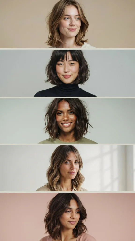 Collarbone Cut With Soft Texture