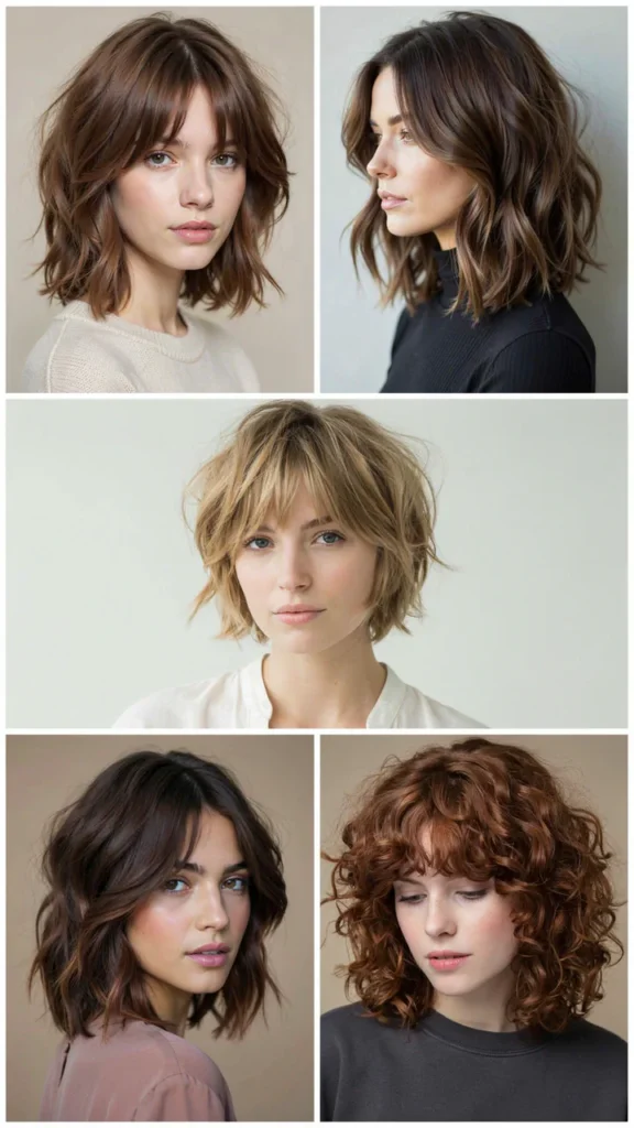 Short Shag With Rounded Shape