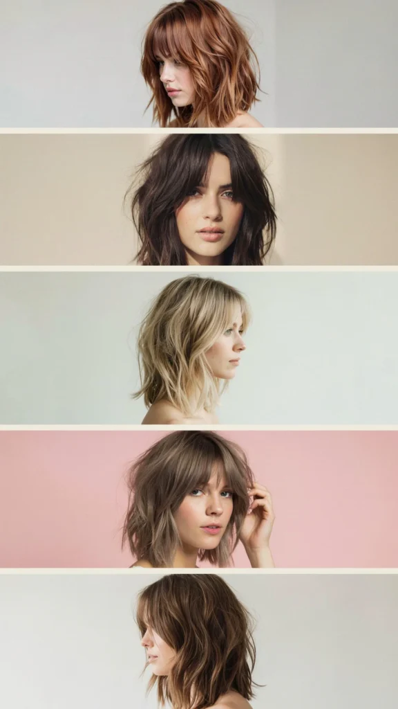 8. Medium Shag Layered Haircut