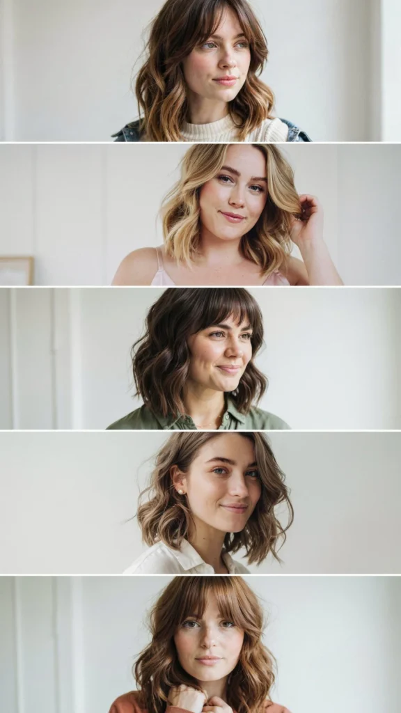 Wavy Lob With Face-Framing Pieces