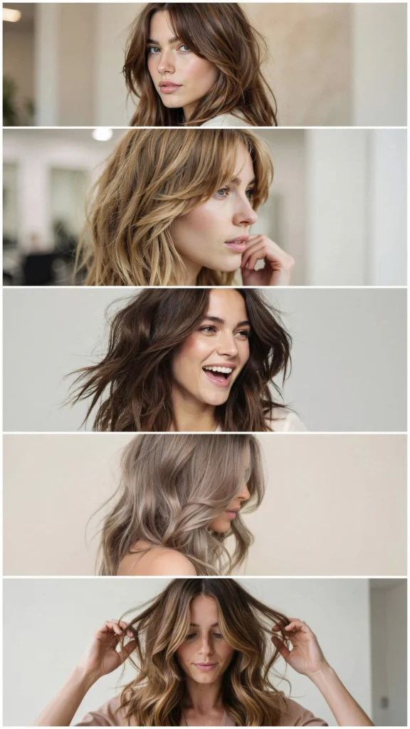 Choppy Long Layers With Big Bouncy Blowout