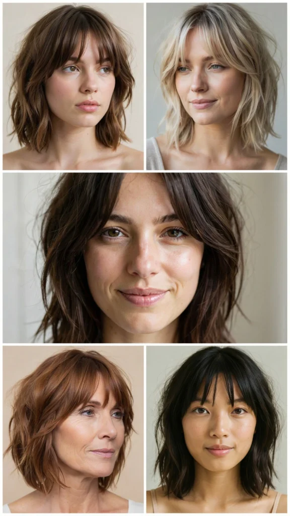 Short Shag With Wispy Bangs