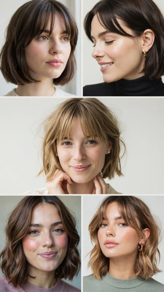 Short Bob With Wispy Bangs