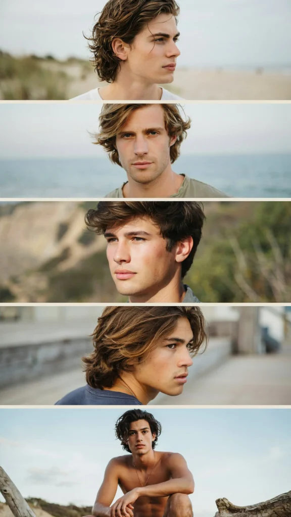  Wavy Layered Surfer Hair