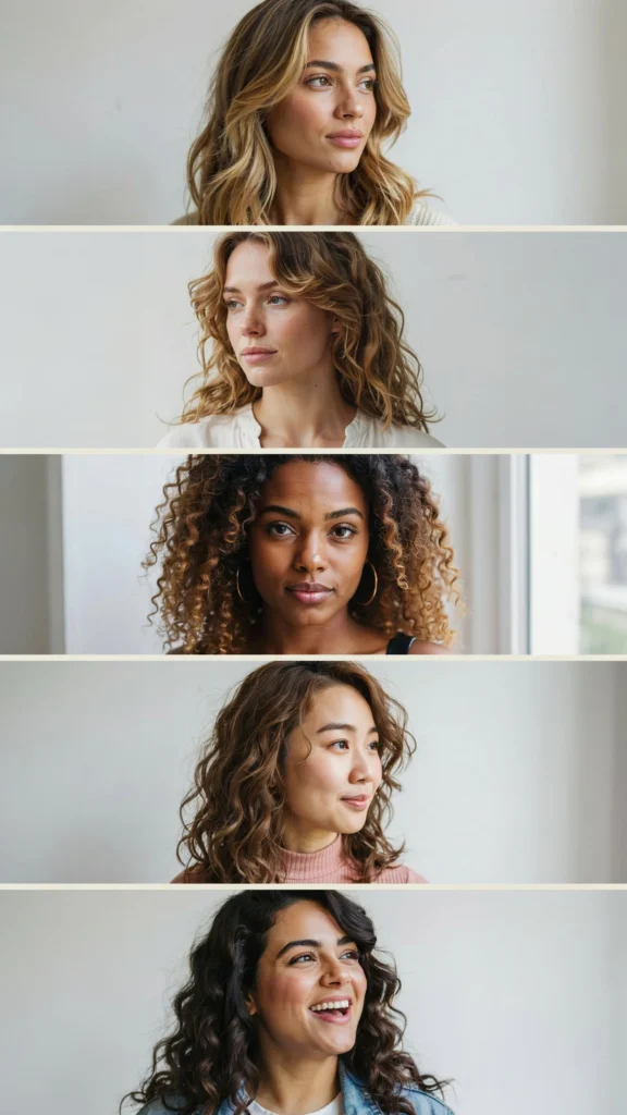 Curly Butterfly Cut