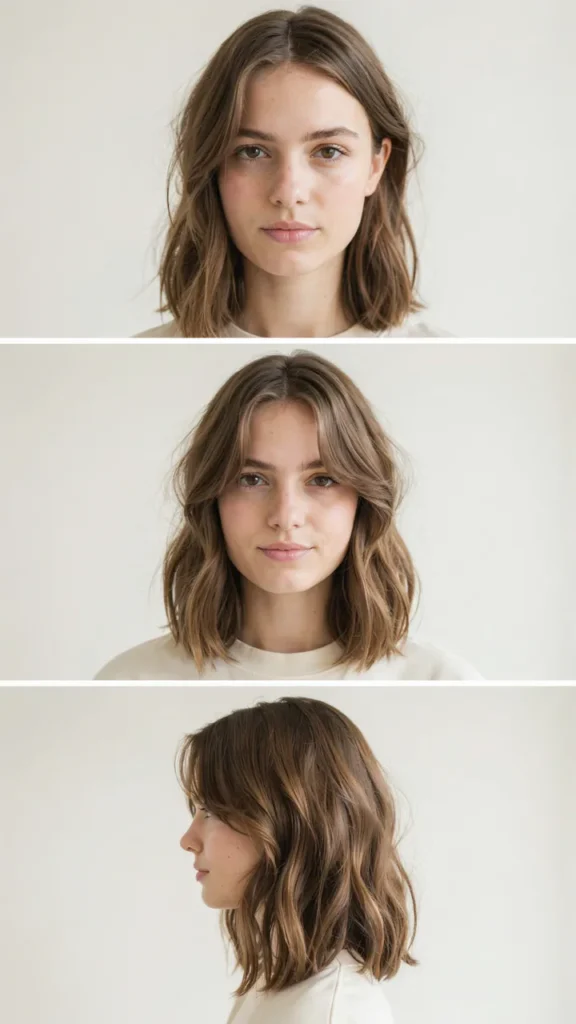  Soft Face-Framing Wavy Layers
