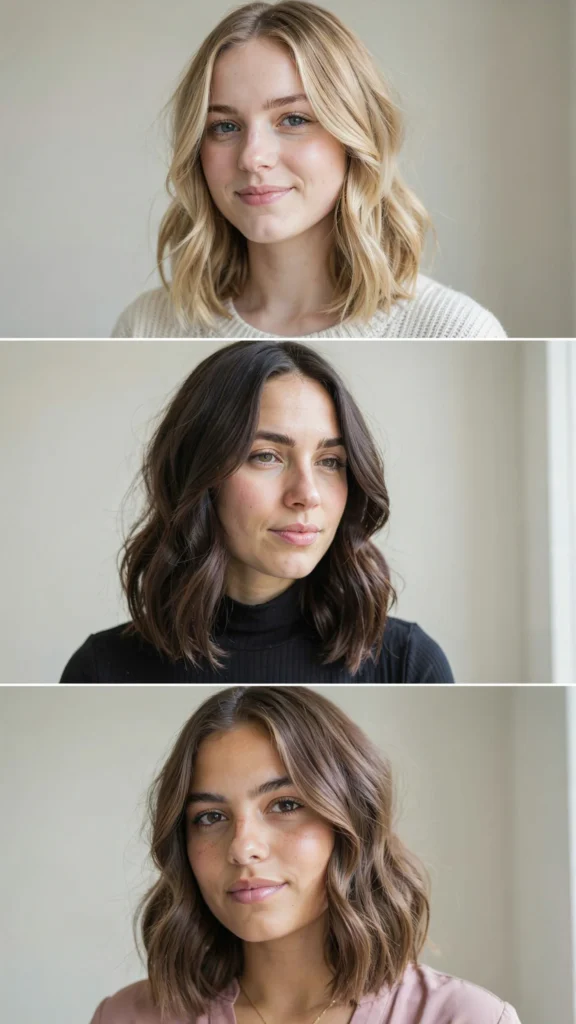 Blunt Lob With Soft Waves
