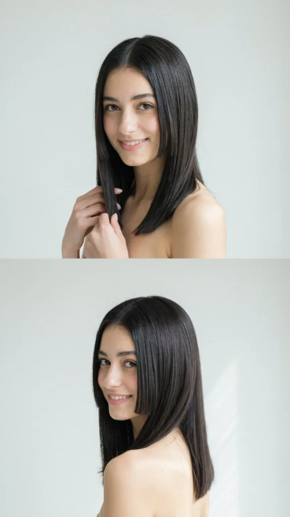 Sleek Hime Cut